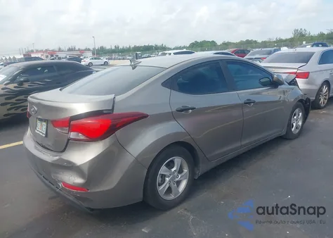 2014 Hyundai Elantra Se z USA, uszkodzony, nr VIN 5NPDH4AEXEH519840